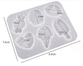 6 cavity candy shape Mould